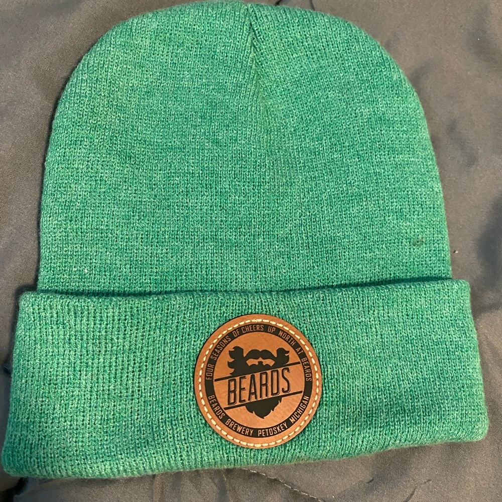 Beards hat teal worn once